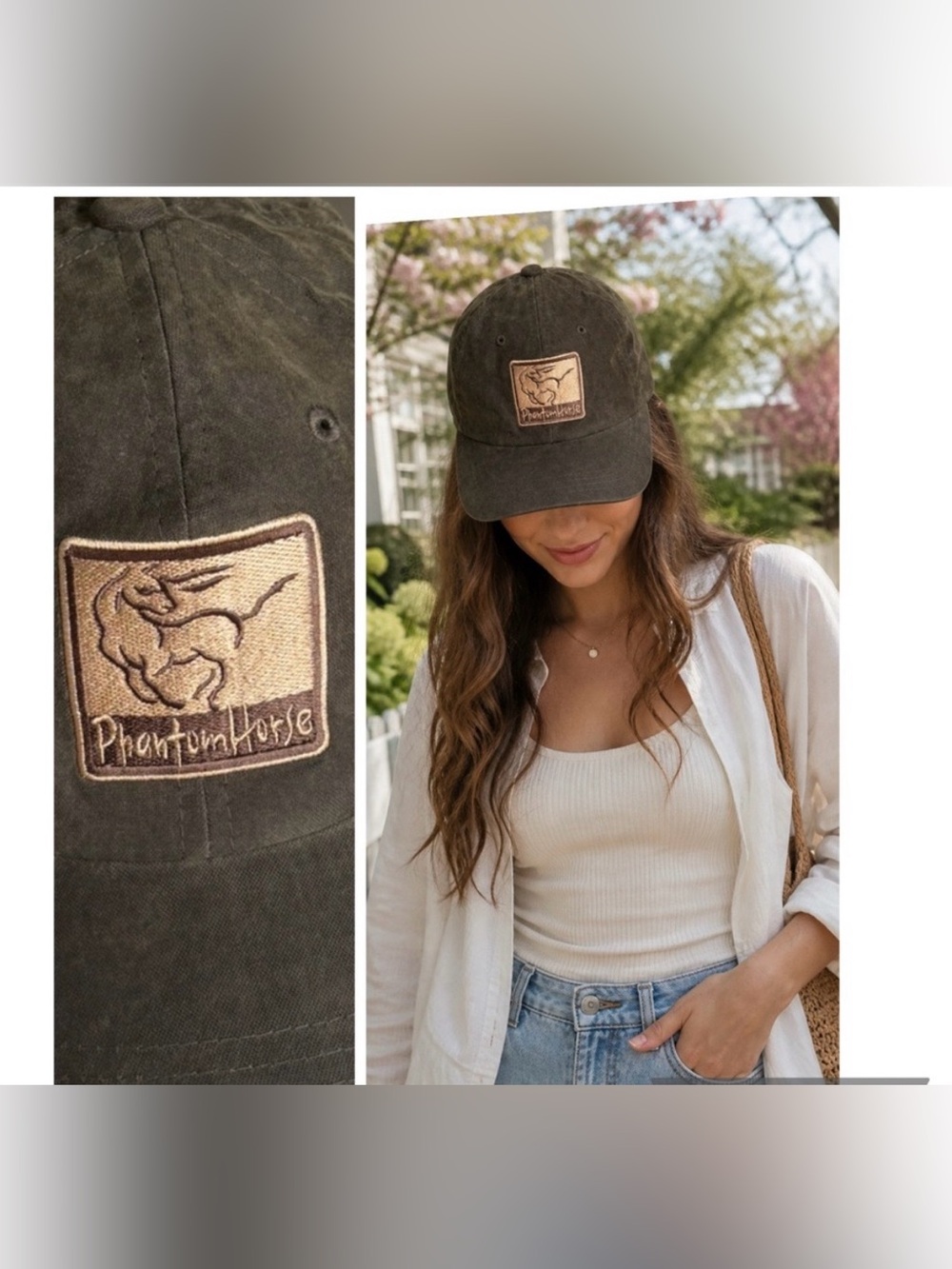 Imperial Phantom Horse Hat Waxed Canvas Velvet Feel Strapback Denver CO Unisex